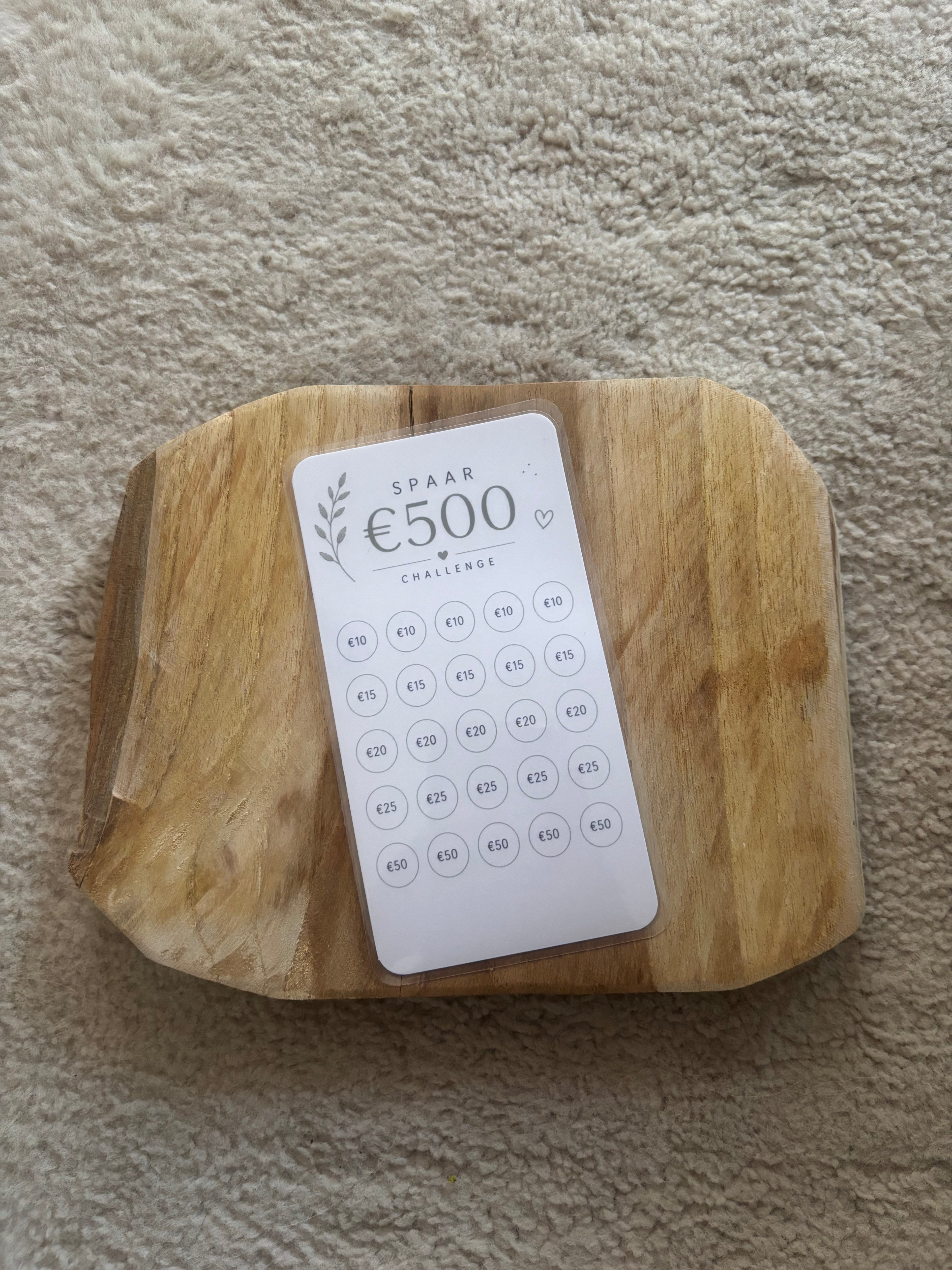 €500 spaarchallenge