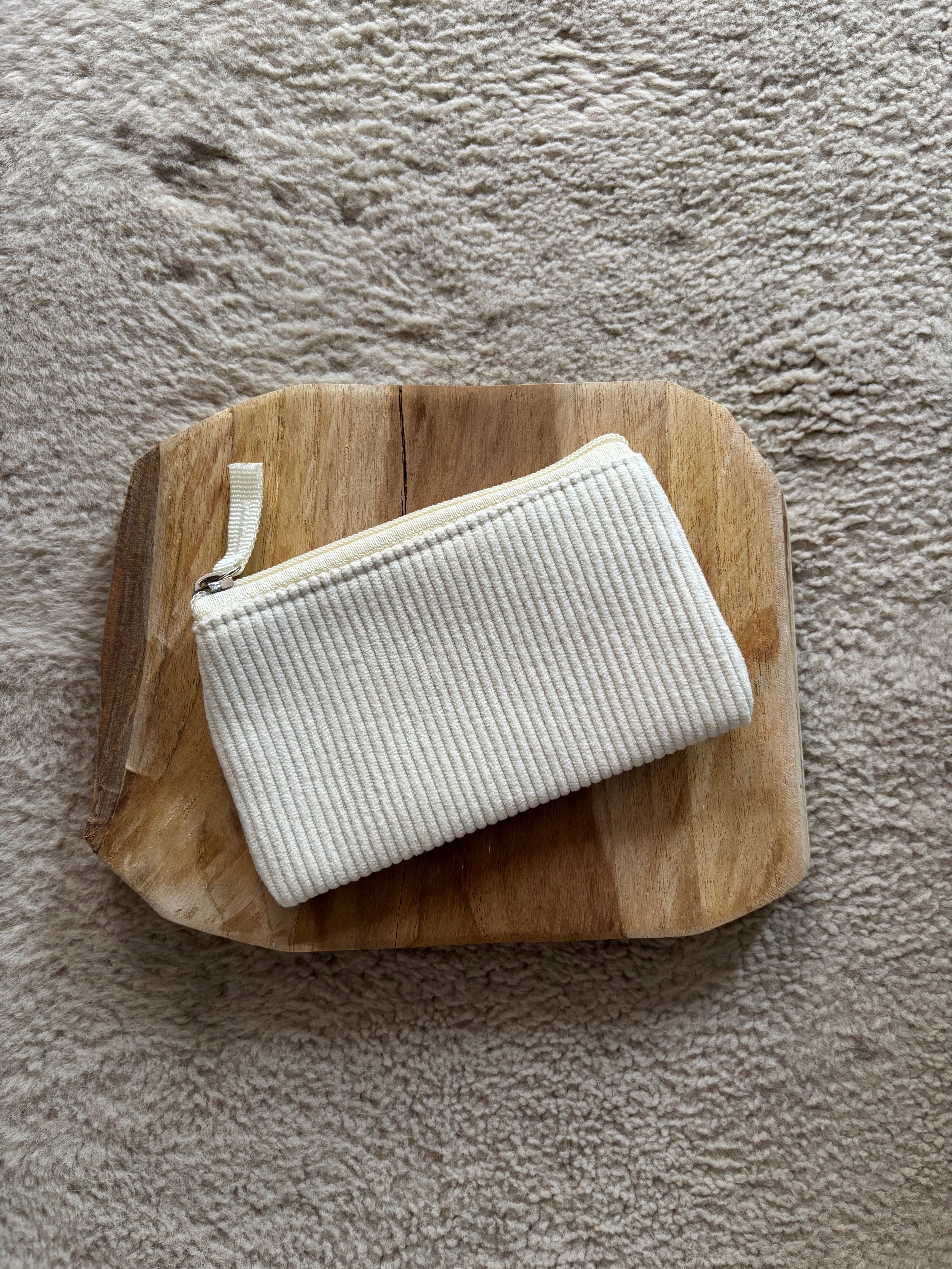 Muntgeld portemonnee- beige