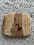 Kers sleutelhanger - Rood