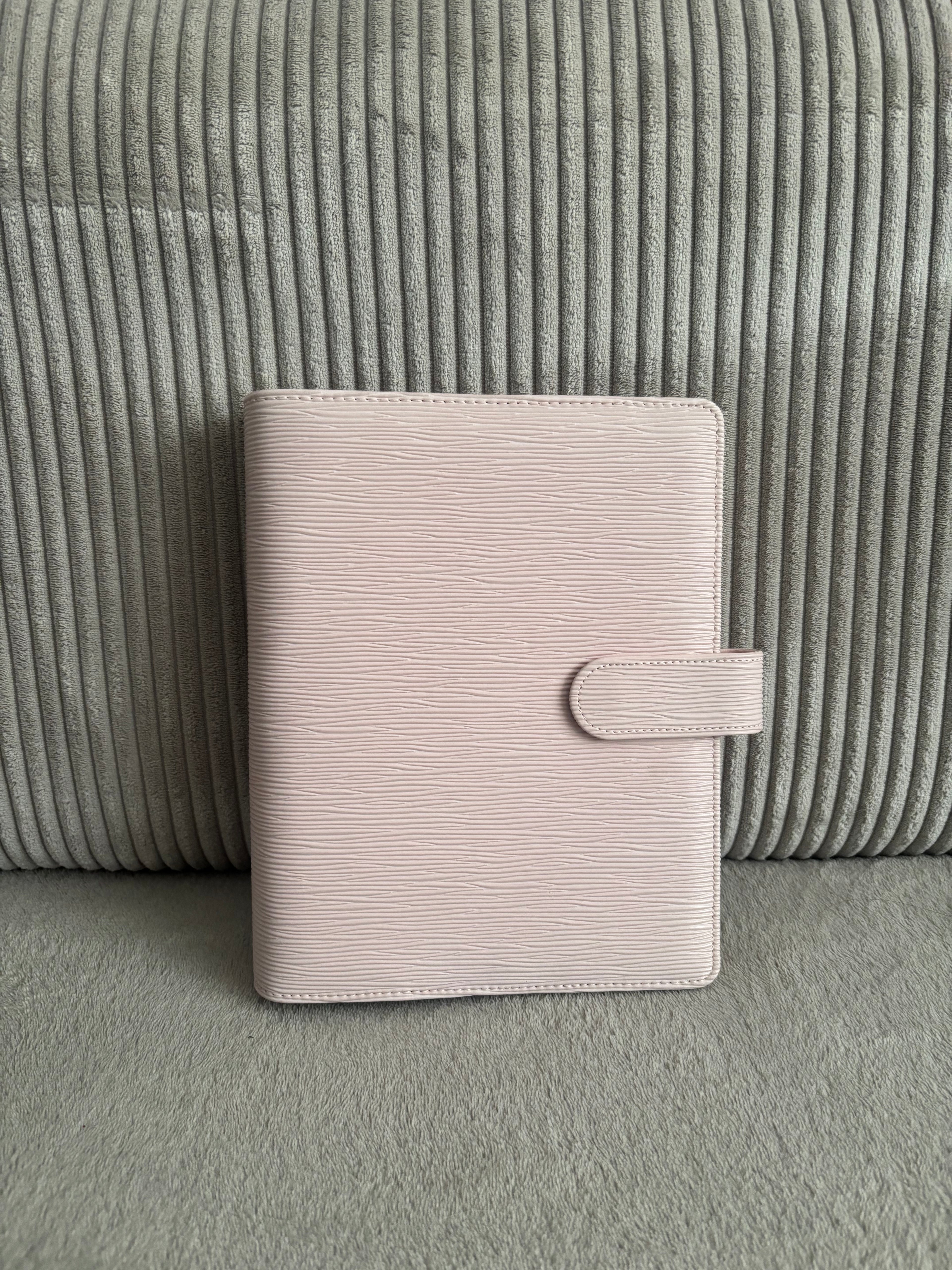 A5 binder - licht roze