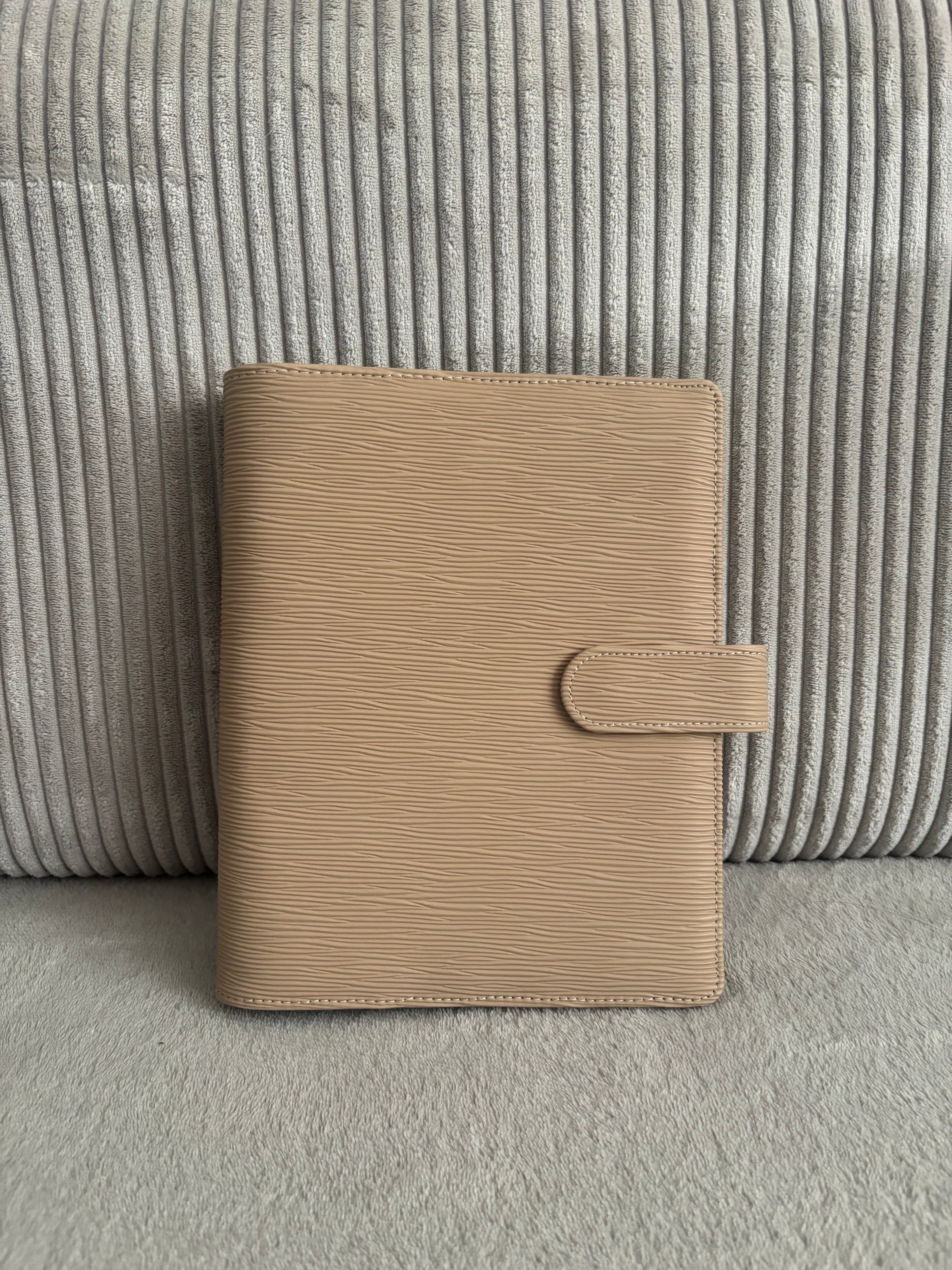A5 binder - tan