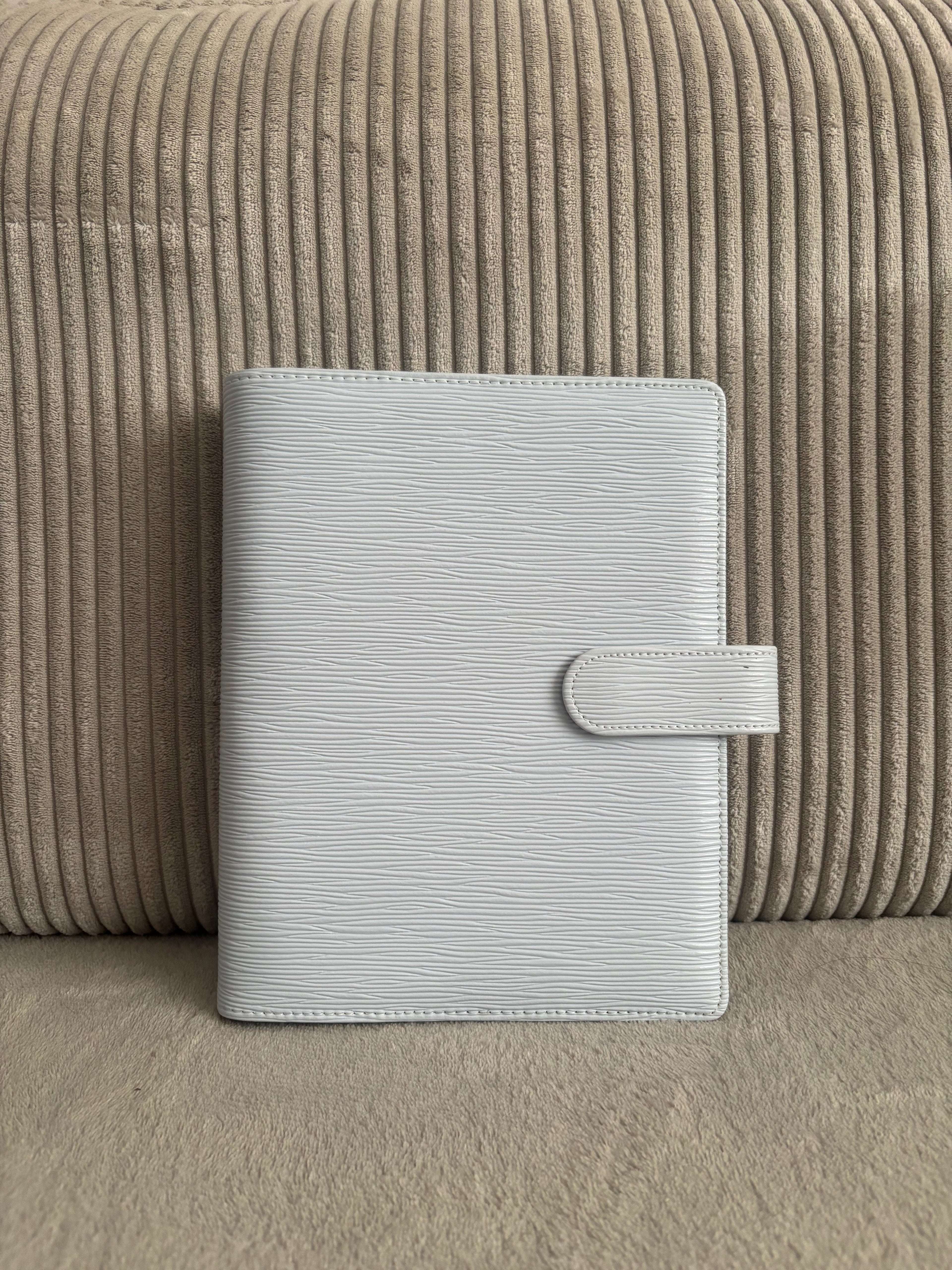 A5 binder - licht blauw